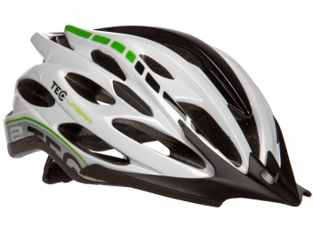 Casque vélo Tec Umbra blanc et vert