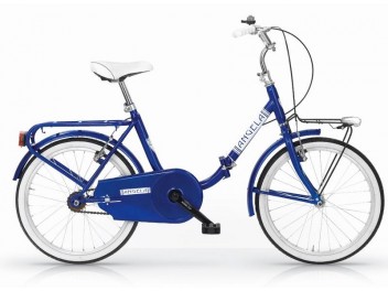 Vélo pliant roues 24" bleu