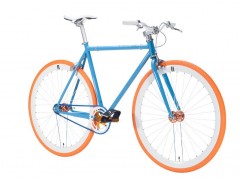 Vélo fixie blue orange