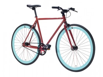 Vélo fixie red pistache