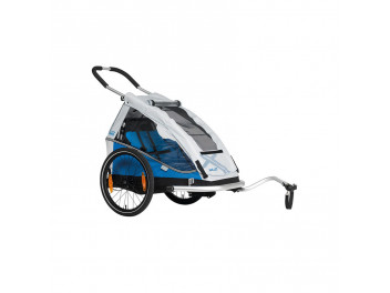 Remorque à vélo 1 enfant XLC MONO8TEEN BS-C08 Bleu